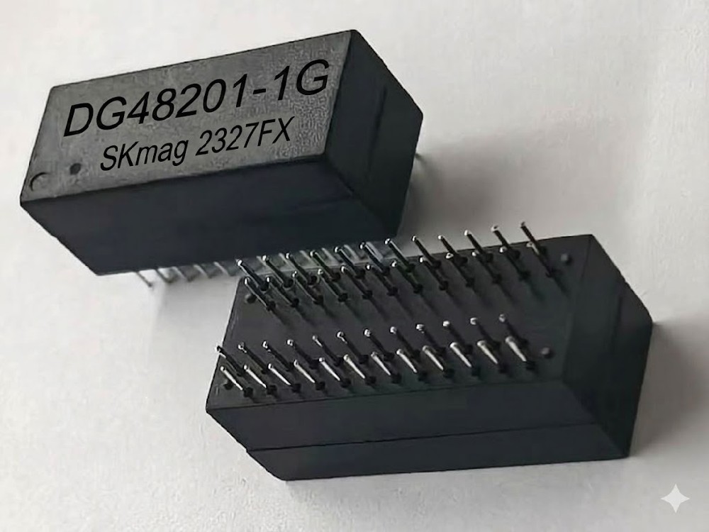 千兆DIP网络变压器DG48201-1G
